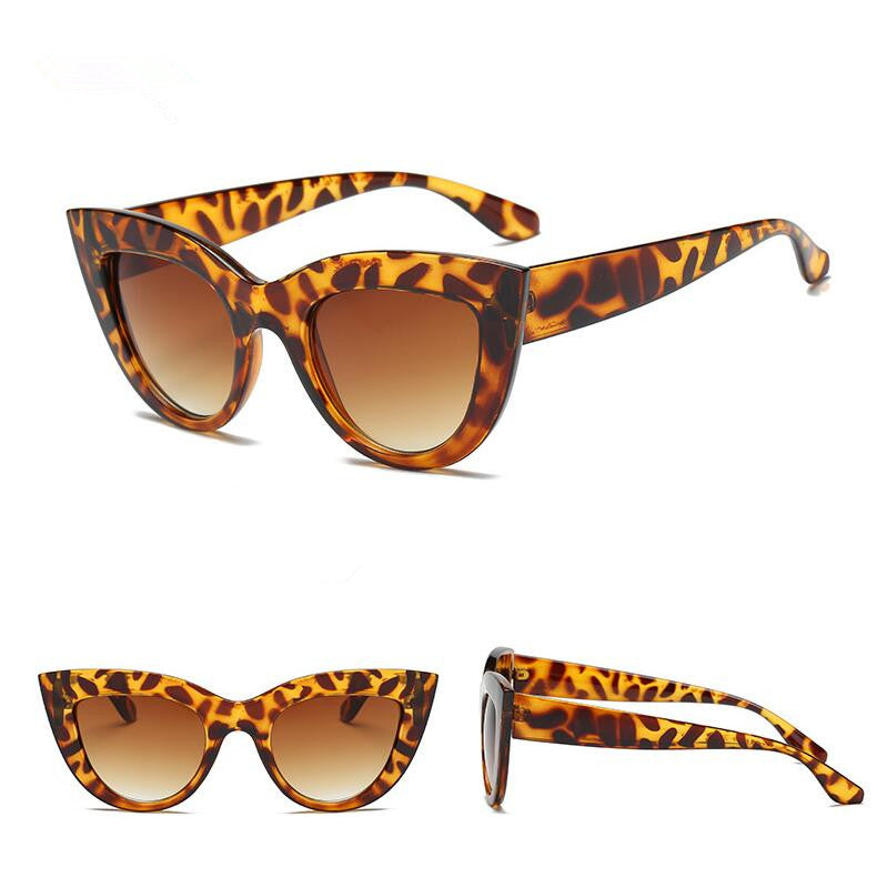 Cat Eye Tinted Color Sunglasses - MULTI COLOR