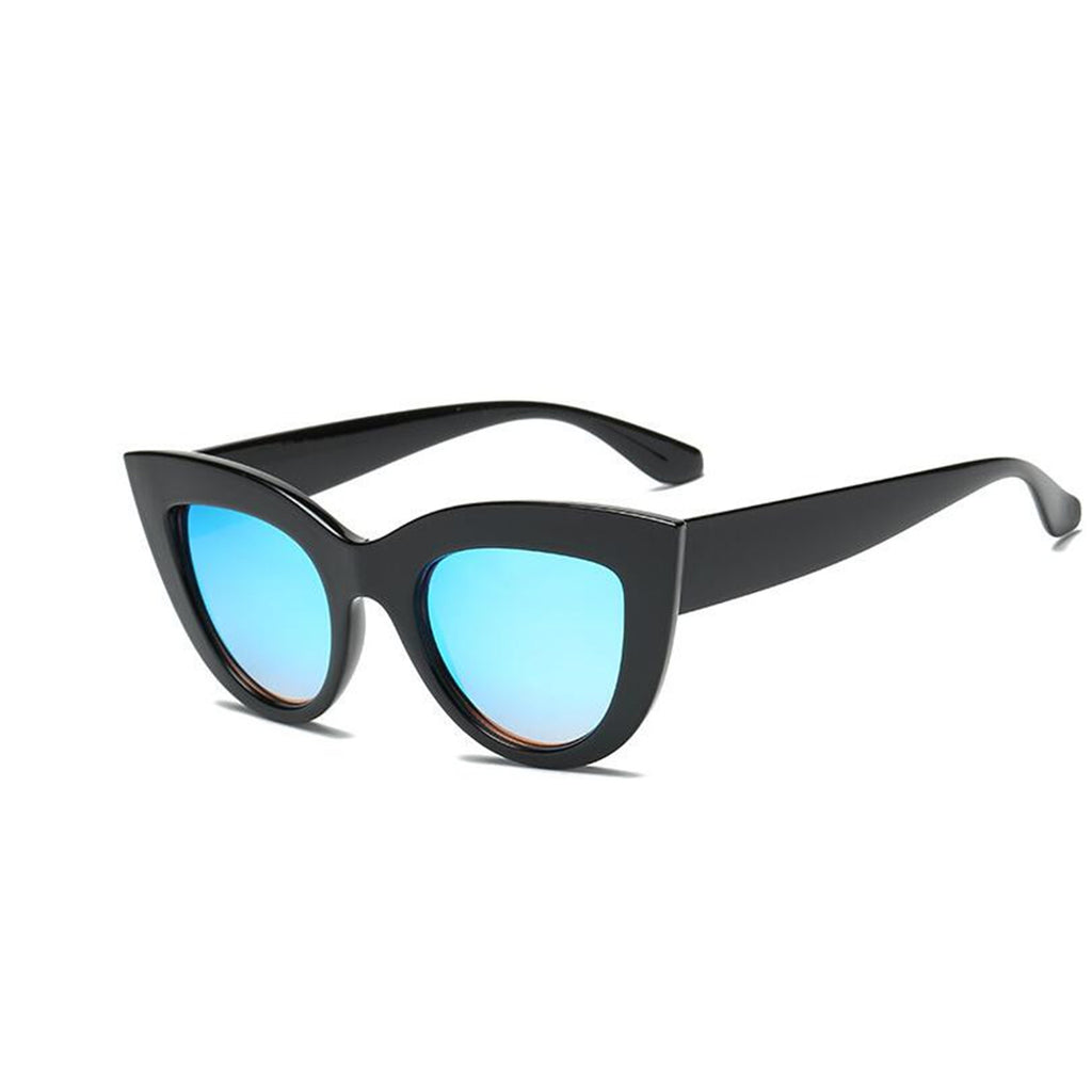 Cat Eye Blue Tinted Sunglasses