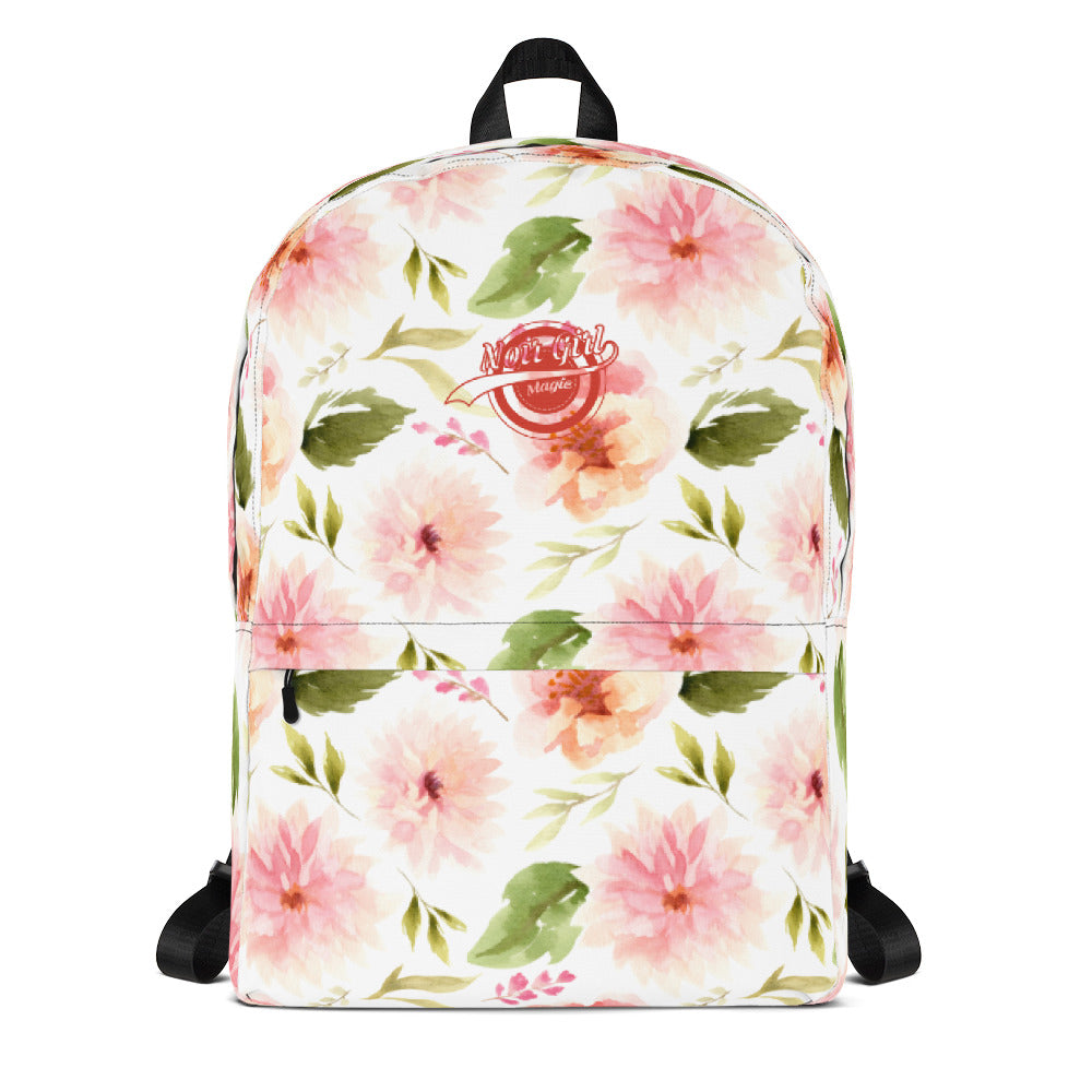 Dahlias and Roses Backpack