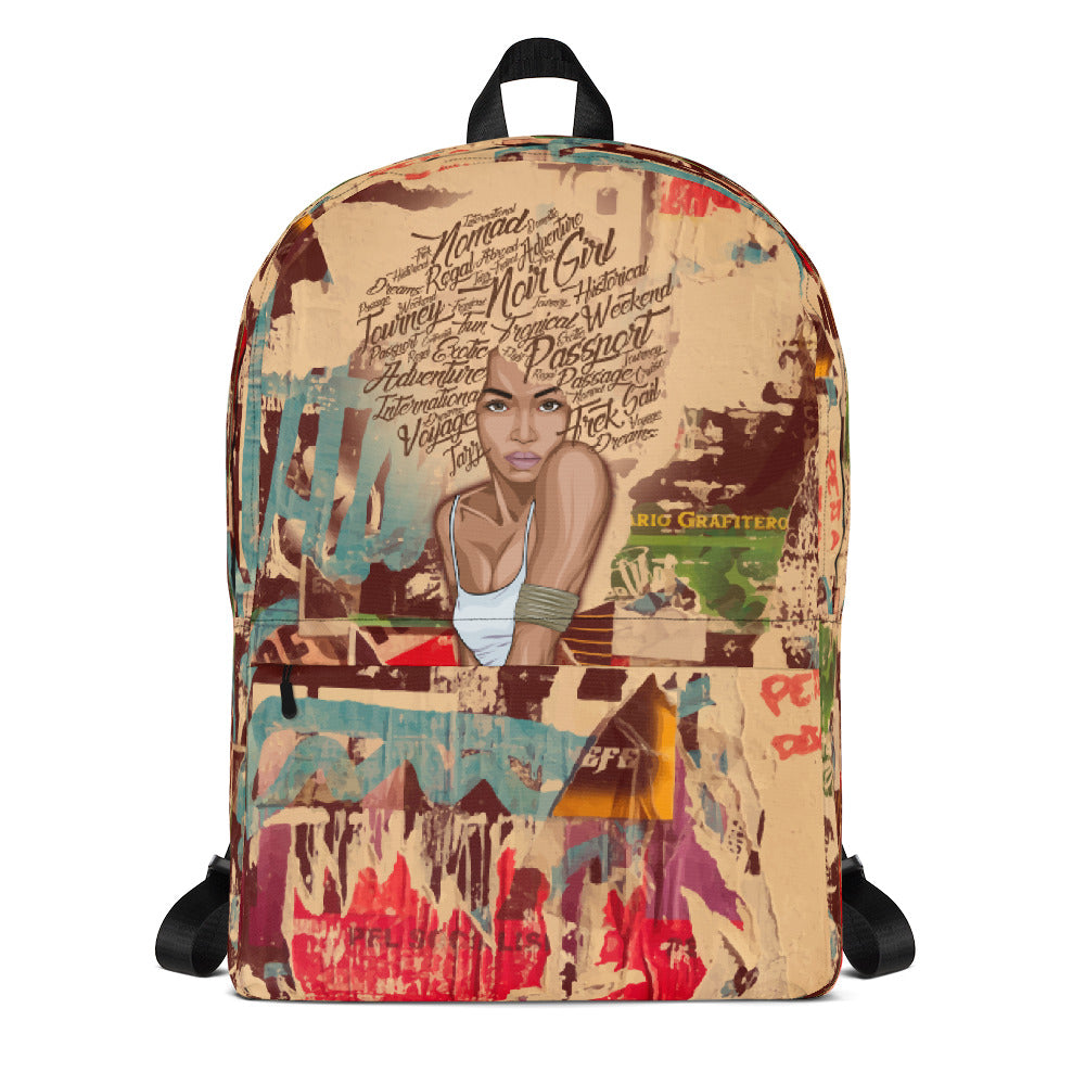 Nori Graffiti Travel Backpack Front